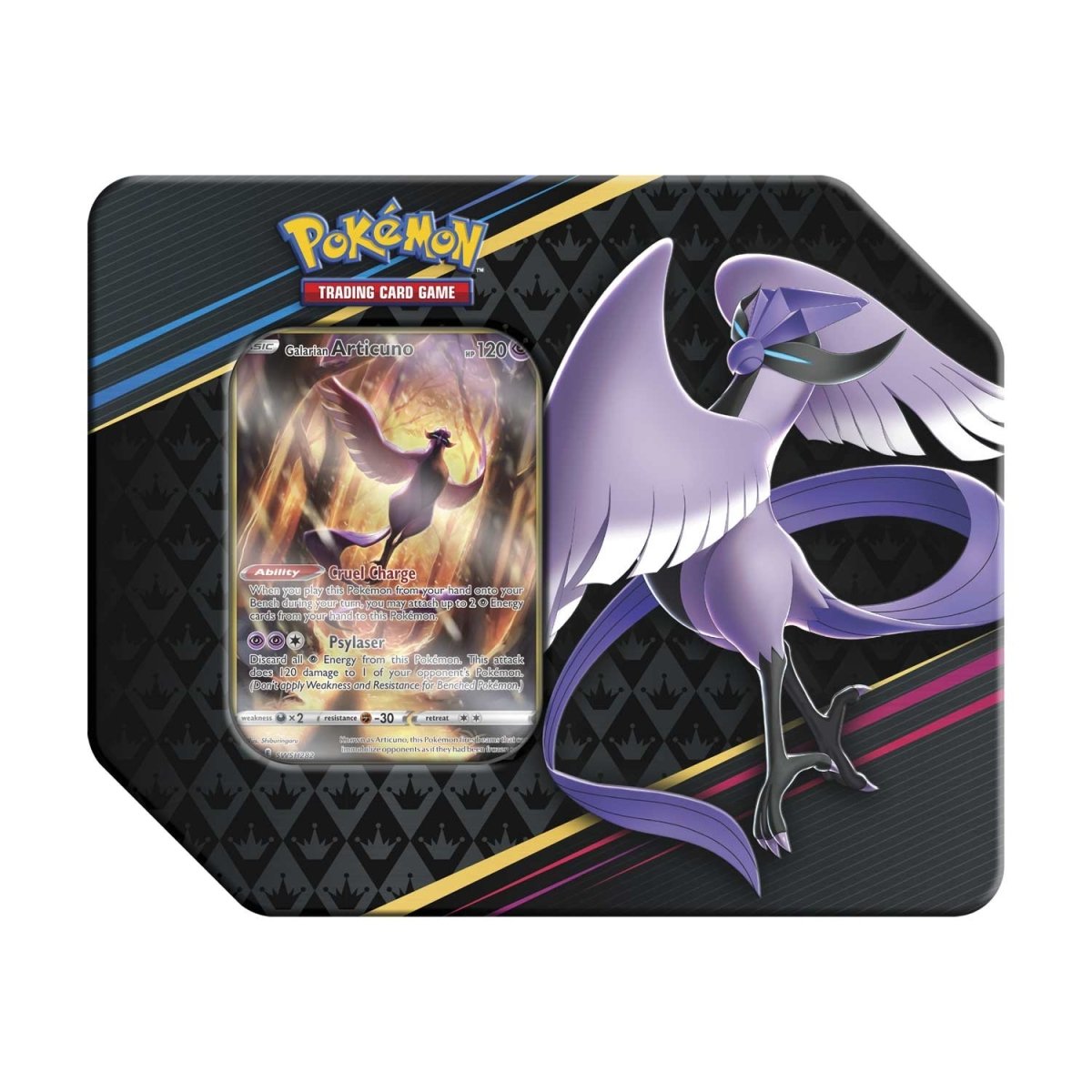 Pokemon TCG  Crown Zenith Tin (Galarian Articuno)