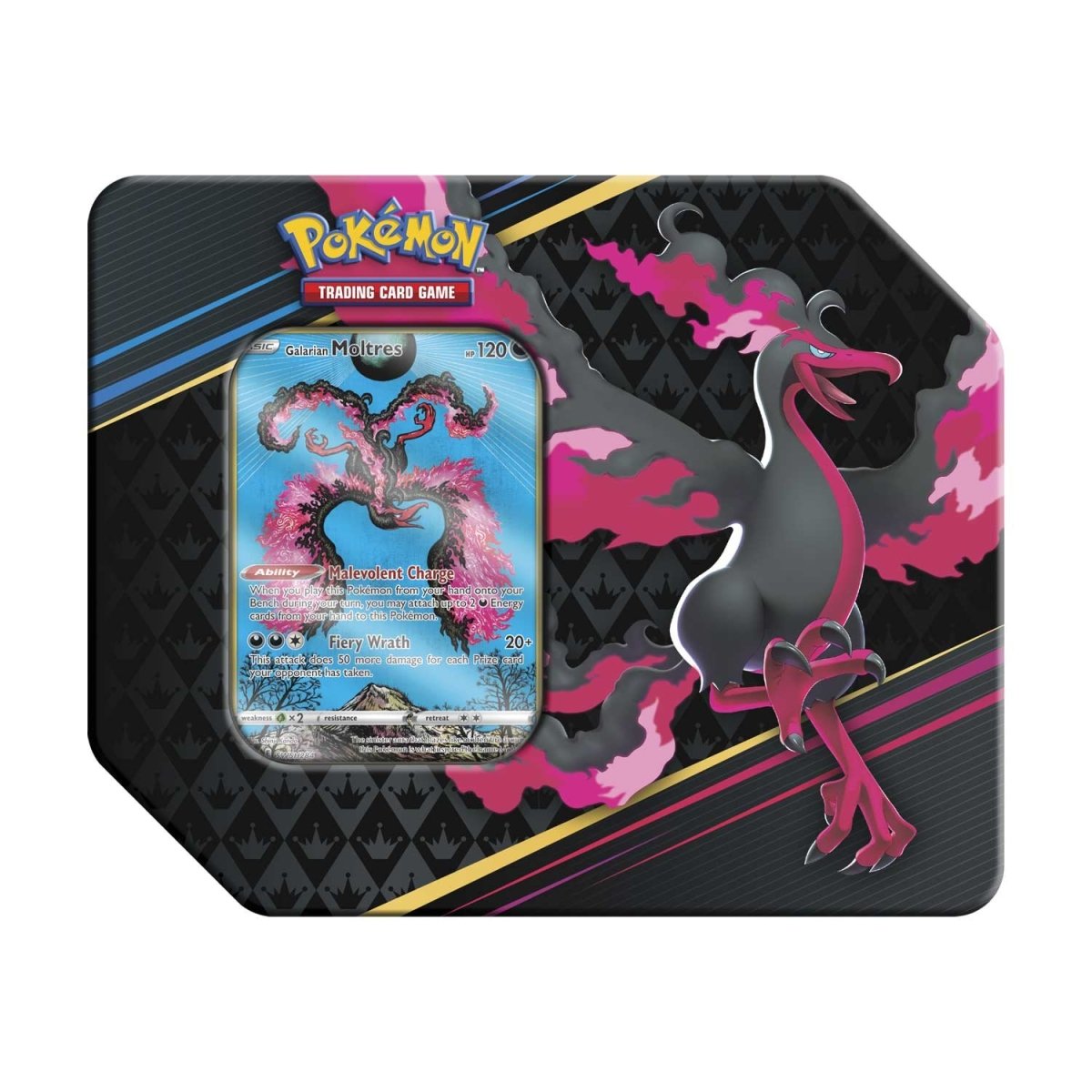 Pokemon TCG Crown Zenith Tin (Galarian Moltres)