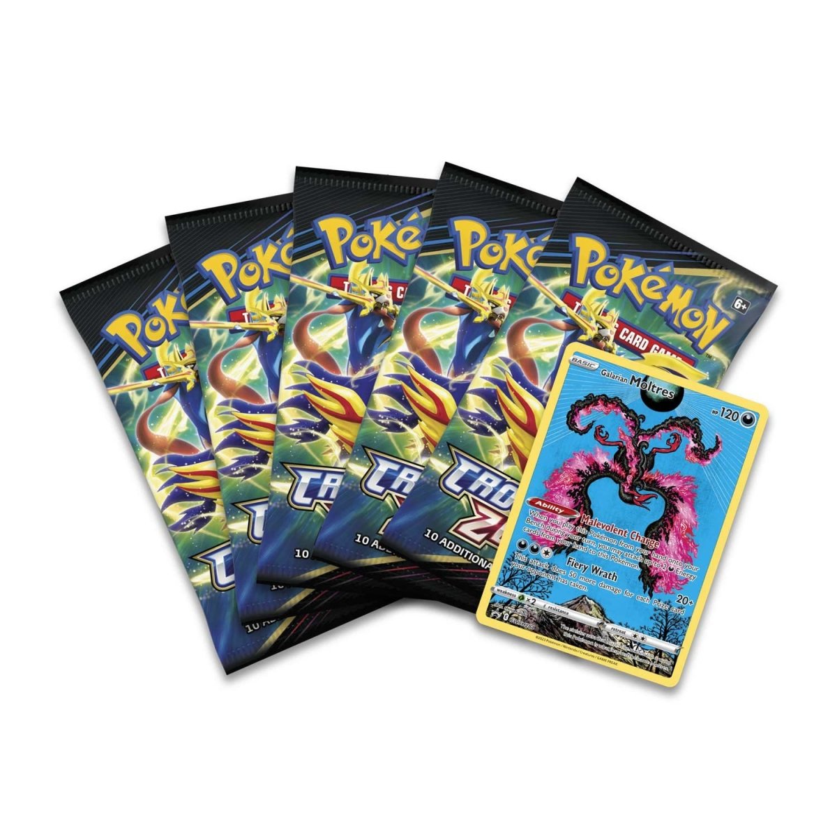 Pokemon TCG Crown Zenith Tin (Galarian Moltres)