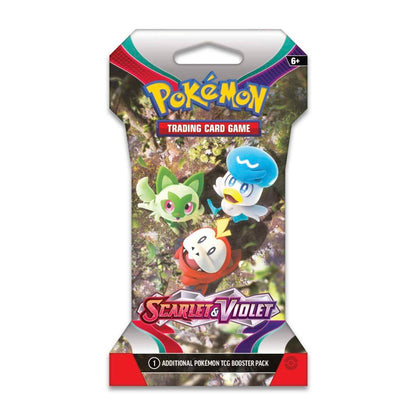 Pokemon TCG Scarlet & Violet Sleeved Booster Pack (10 Cards)