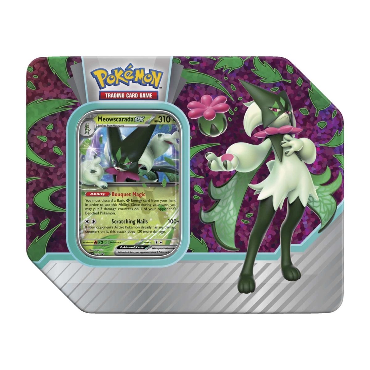 Pokemon TCG Paldea Partners Tin (Meowscarada ex)