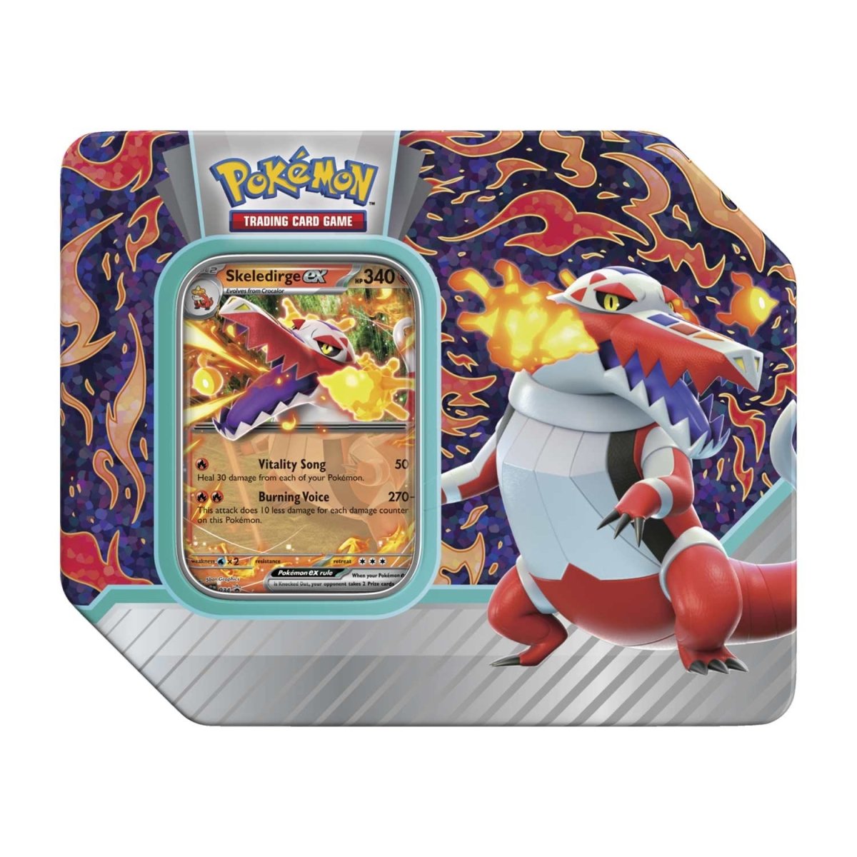 Pokemon TCG Paldea Partners Tin (Skeledirge ex)