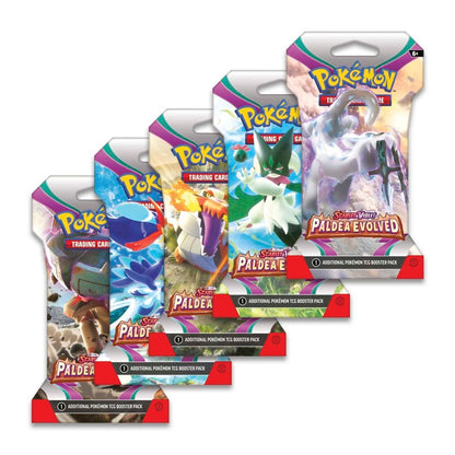 Pokemon TCG Scarlet & Violet Paldea Evolved Sleeved Booster Pack (10 Cards)