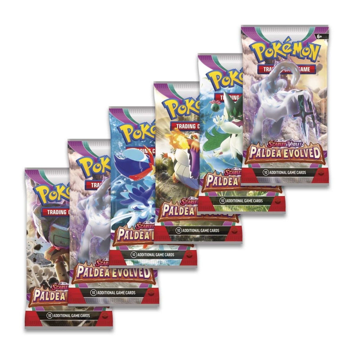 Pokemon TCG Scarlet & Violet Paldea Evolved Booster Bundle (6 Packs)