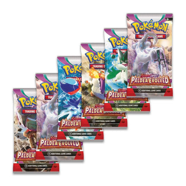 Pokemon TCG Scarlet & Violet Paldea Evolved Booster Bundle (6 Packs)