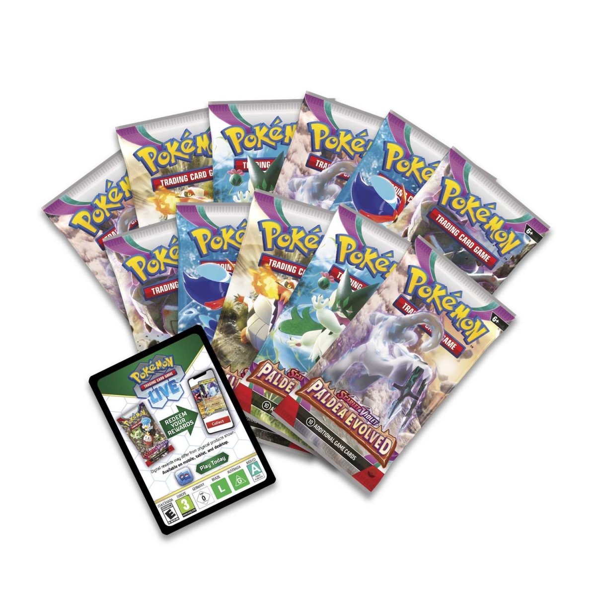 Pokemon TCG Scarlet & Violet Paldea Evolved Pokemon Center Edition Elite Trainer Box