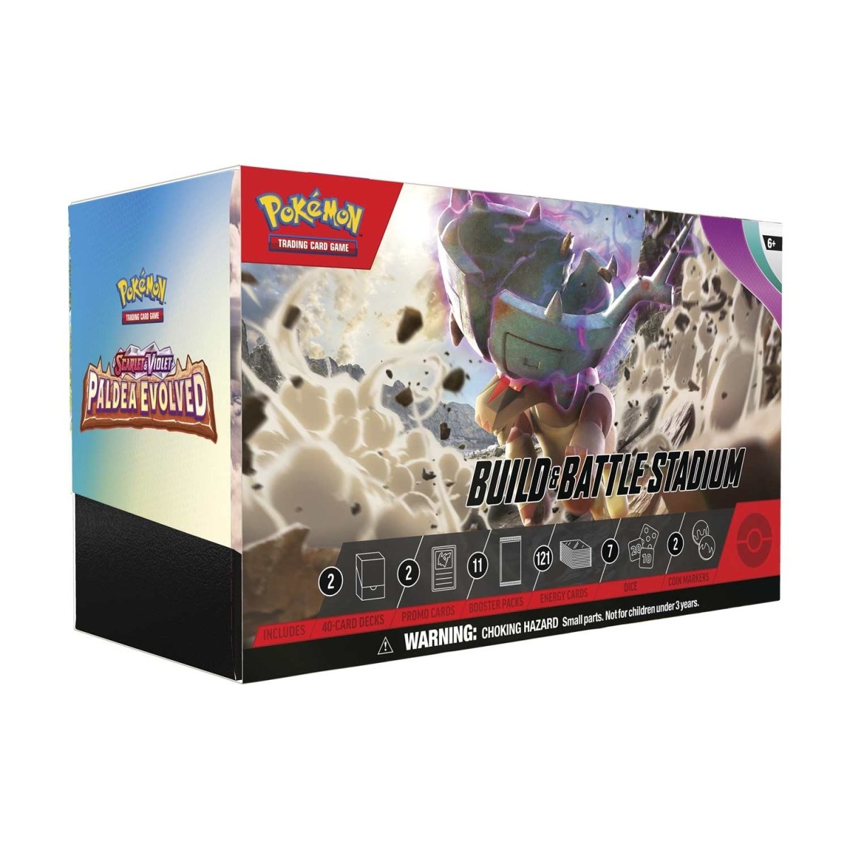 Pokemon TCG Scarlet & Violet Paldea Evolved Build & Battle Stadium