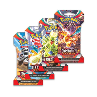 Pokemon TCG Scarlet & Violet Obsidian Flames Sleeved Booster Pack (10 Cards)