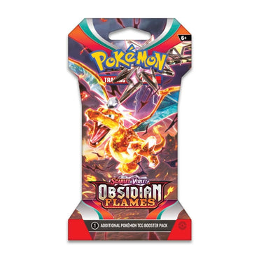 Pokemon TCG Scarlet & Violet Obsidian Flames Sleeved Booster Pack (10 Cards)