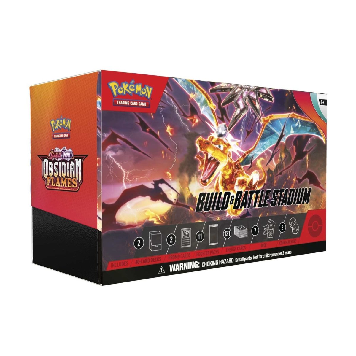 Pokemon TCG Scarlet & Violet Obsidian Flames Build & Battle Stadium