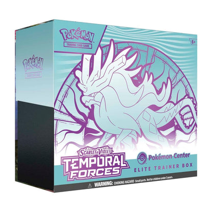 Pokemon TCG Scarlet & Violet Temporal Forces Pokemon Center Edition Elite Trainer Box (Walking Wake)