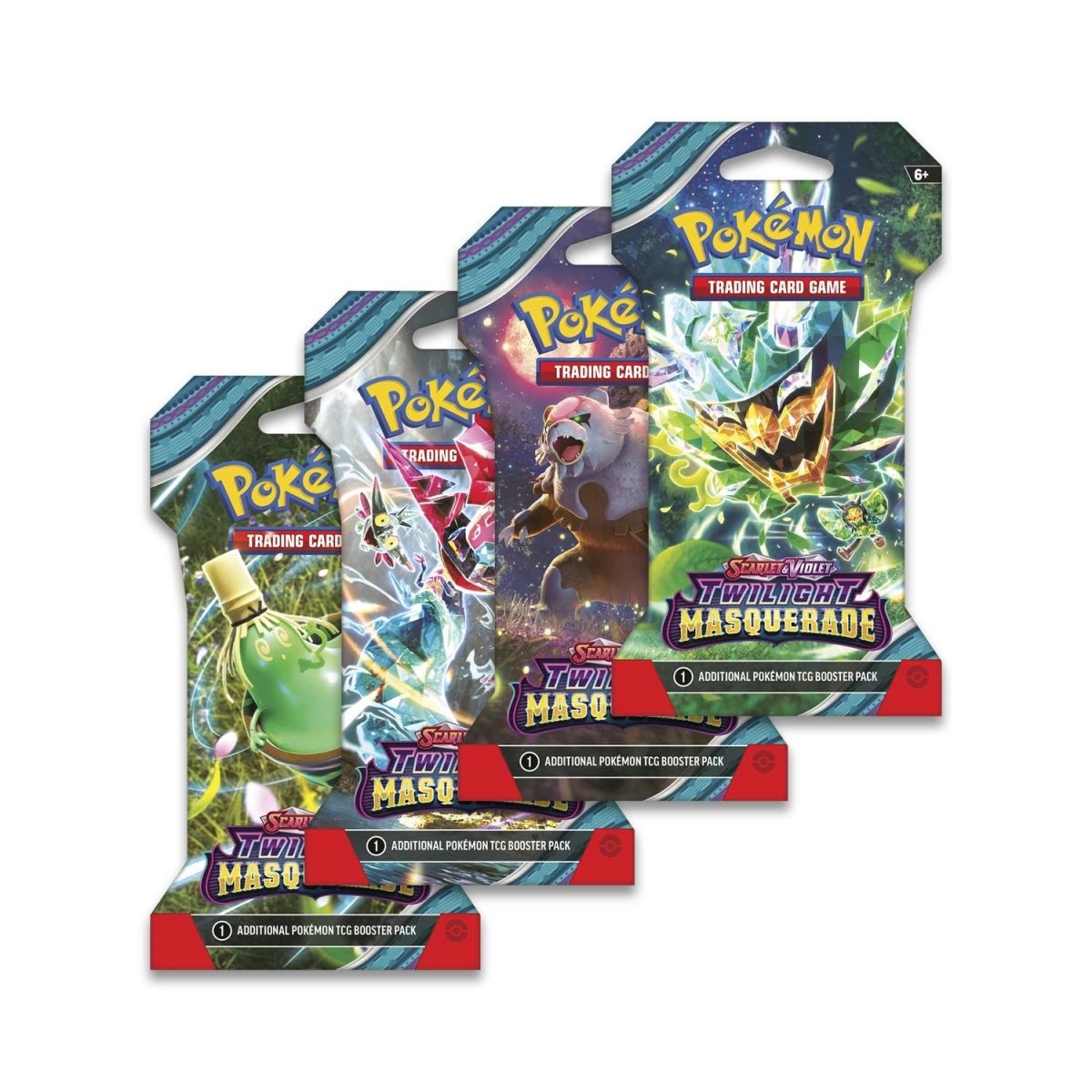 Pokemon TCG Scarlet & Violet Twilight Masquerade Sleeved Booster Pack (10 Cards)