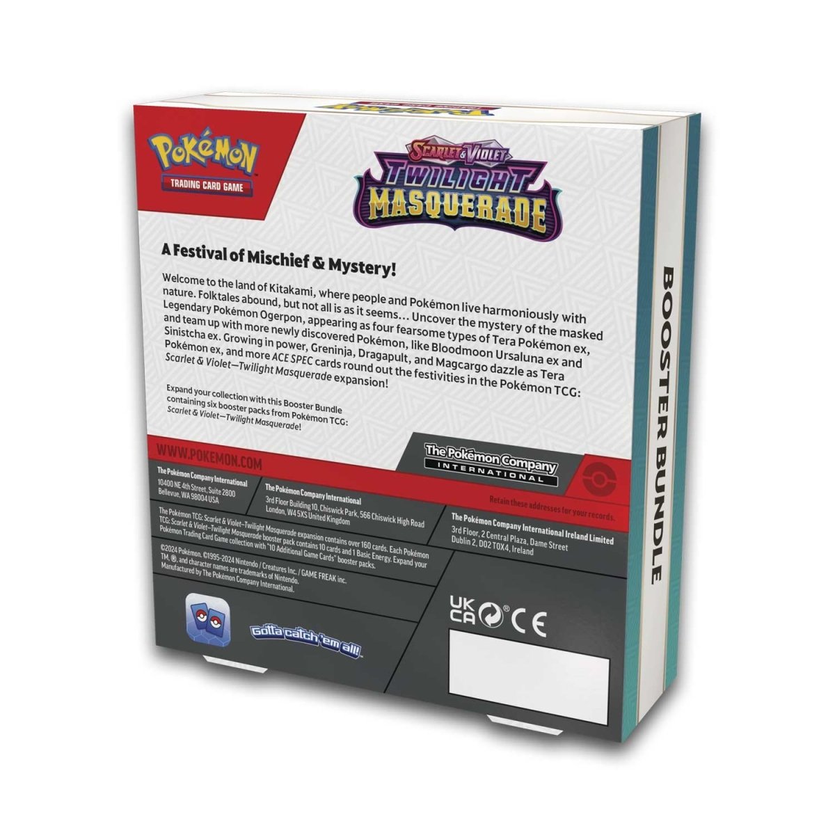 Pokemon TCG Scarlet & Violet Twilight Masquerade Booster Bundle (6 Packs)