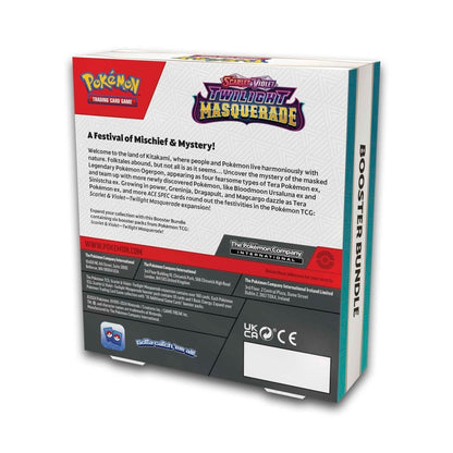 Pokemon TCG Scarlet & Violet Twilight Masquerade Booster Bundle (6 Packs)