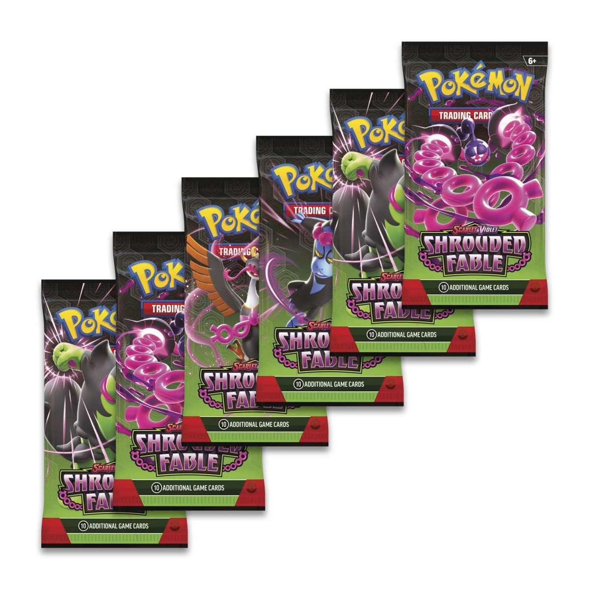 Pokemon TCG Scarlet & Violet-Shrouded Fable Booster Bundle (6 Packs)