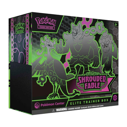 Pokmon TCG Scarlet & Violet Shrouded Fable Pokemon Center Edition Elite Trainer Box