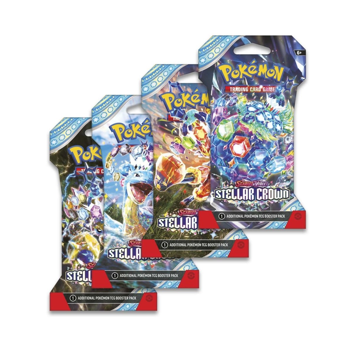 Pokemon TCG Scarlet & Violet Stellar Crown Sleeved Booster Pack (10 Cards)