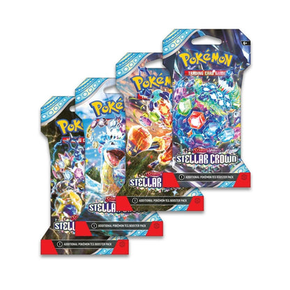 Pokemon TCG Scarlet & Violet Stellar Crown Sleeved Booster Pack (10 Cards)