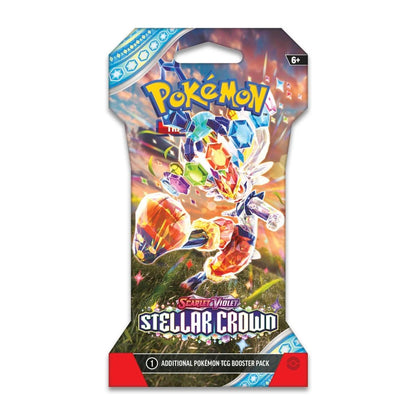 Pokemon TCG Scarlet & Violet Stellar Crown Sleeved Booster Pack (10 Cards)