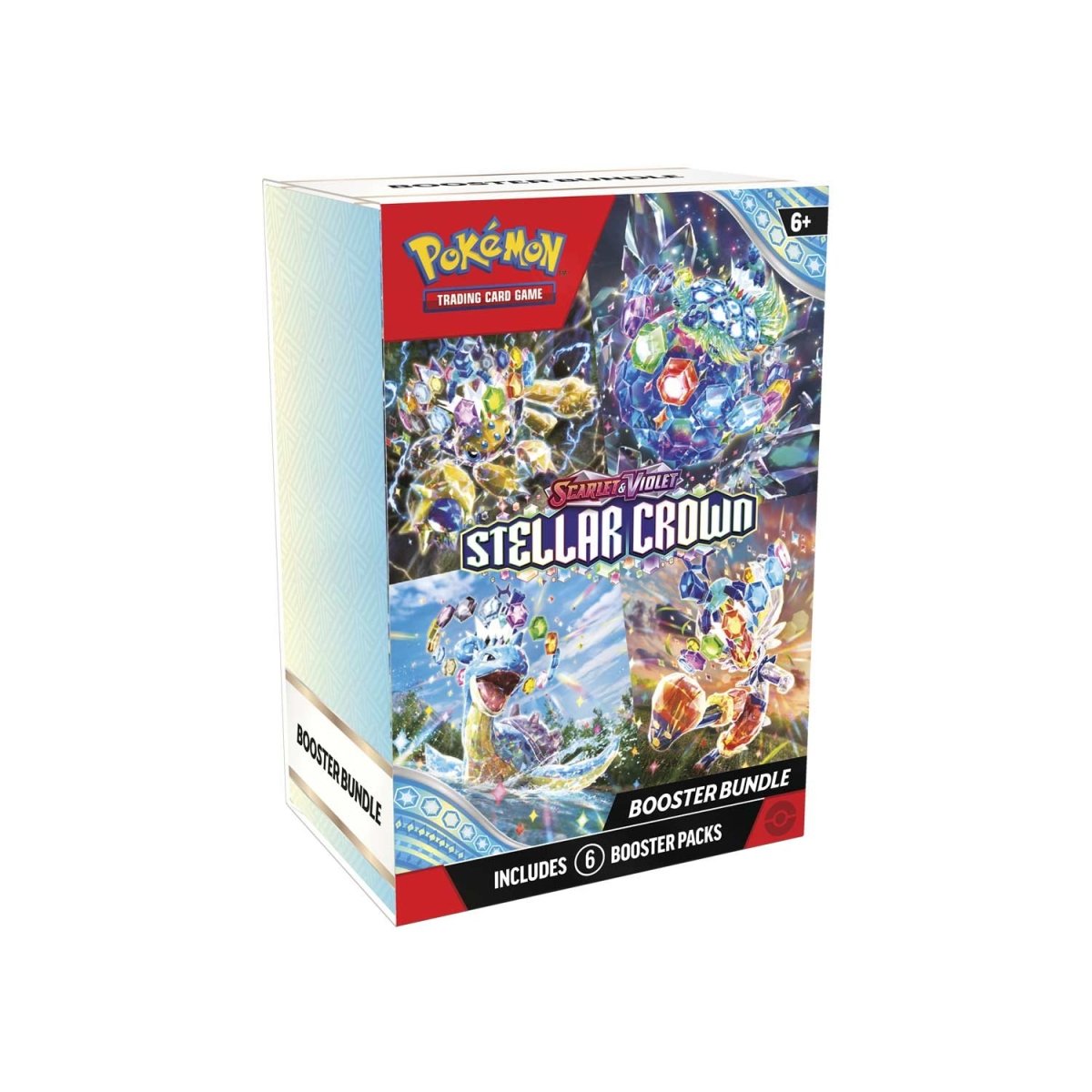 Pokemon TCG Scarlet & Violet Stellar Crown Booster Bundle (6 Packs)