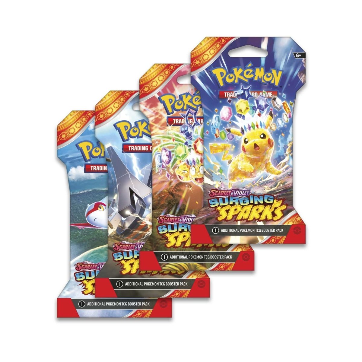 Pokemon TCG Scarlet & Violet Surging Sparks Sleeved Booster Pack (10 Cards)