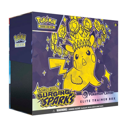 Pokemon TCG Scarlet & Violet Surging Sparks Pokemon Center Edition Elite Trainer Box