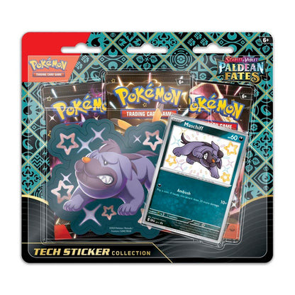 Pokemon TCG: Scarlet & Violet Paldean Fates Tech Sticker Collection (Shiny Maschiff)