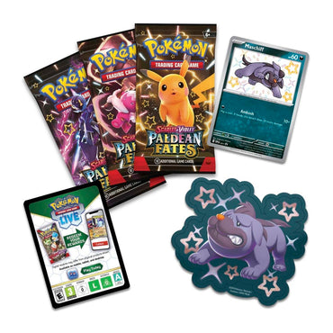 Pokemon TCG: Scarlet & Violet Paldean Fates Tech Sticker Collection (Shiny Maschiff)
