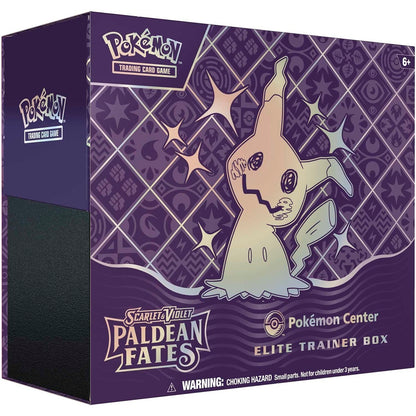 Pokemon TCG Scarlet & Violet Paldean Fates Pokemon Center Elite Trainer Box