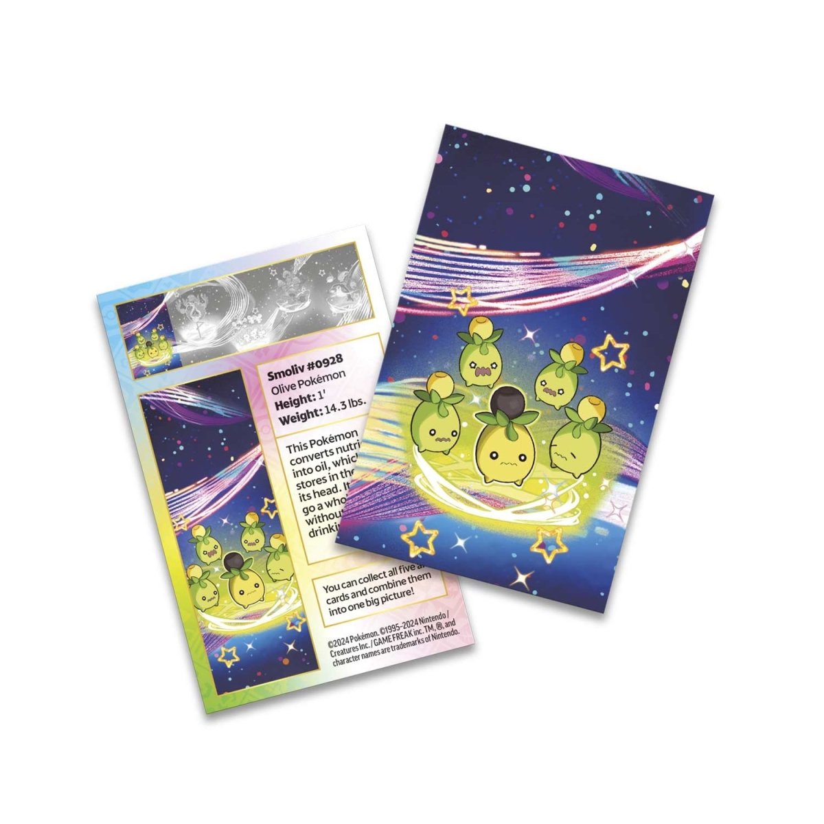 Pokemon TCG Scarlet & Violet Paldean Fates Mini Tin (Smoliv)