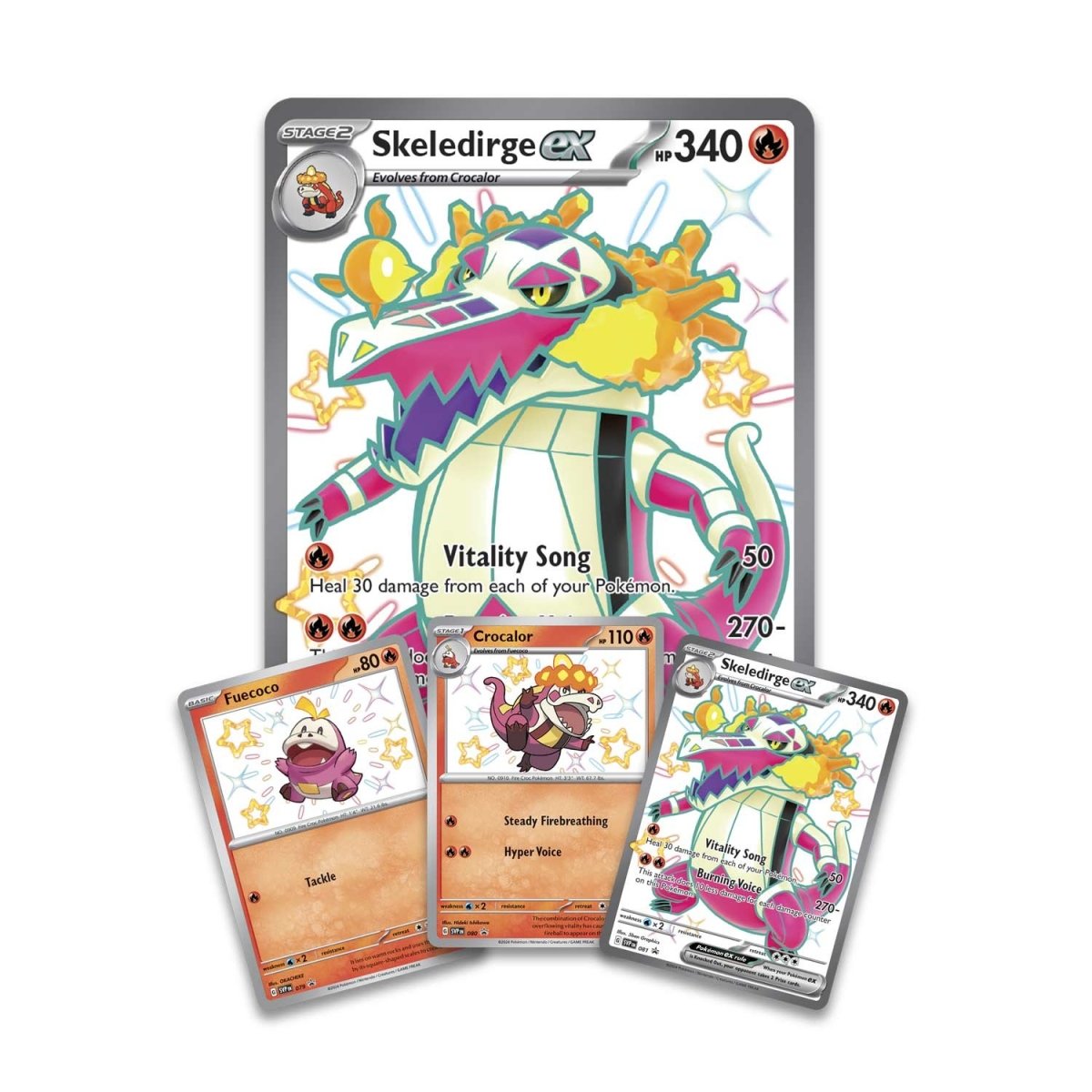 Pokemon TCG Scarlet & Violet Paldean Fates Skeledirge ex Premium Collection