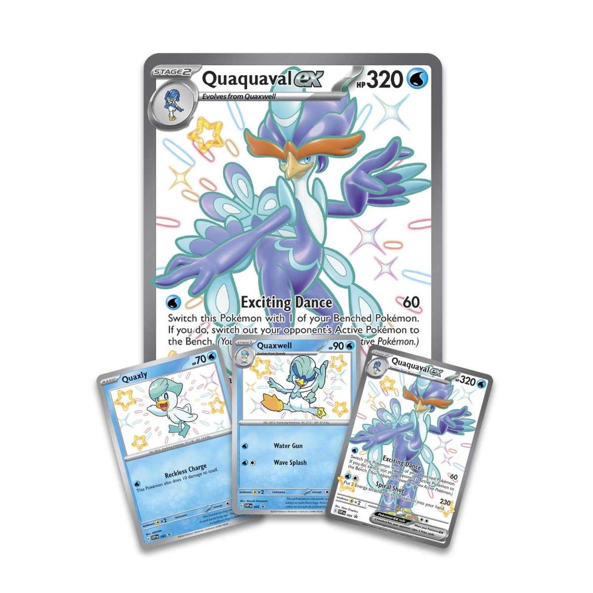 Pokemon TCG Scarlet & Violet Paldean Fates Quaquaval ex Premium Collection