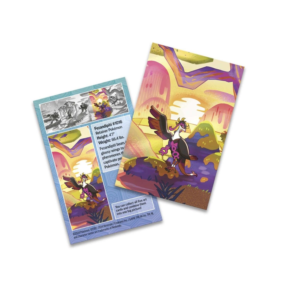 Pokemon TCG Scarlet & Violet-Shrouded Fable Mini Tin (Fezandipiti)