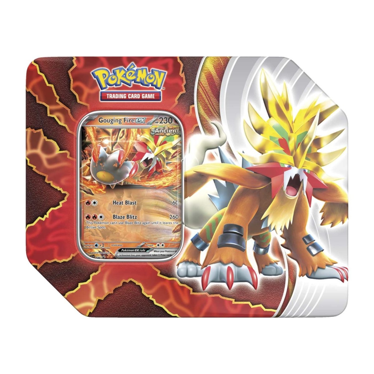 Pokemon TCG Paradox Destinies Tin (Gouging Fire ex)