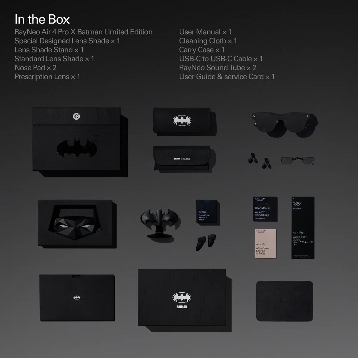 RayNeo Air 4 Pro AR Glasses Justice Edition
