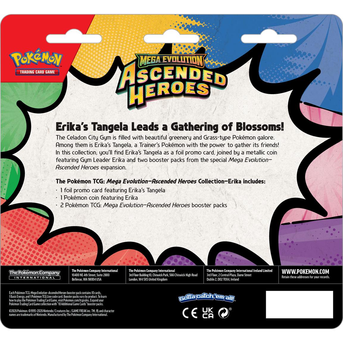 Pokemon Trading Card Game Ascended Heroes 2 Pack Blister Styles May Vary