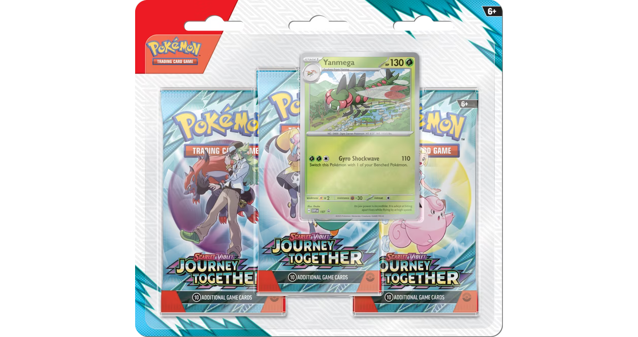 Pokemon Trading Card Game Scarlet and Violet Journey Together Three Booster Blister