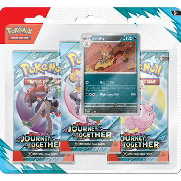 Pokemon Trading Card Game Scarlet and Violet Journey Together Three Booster Blister