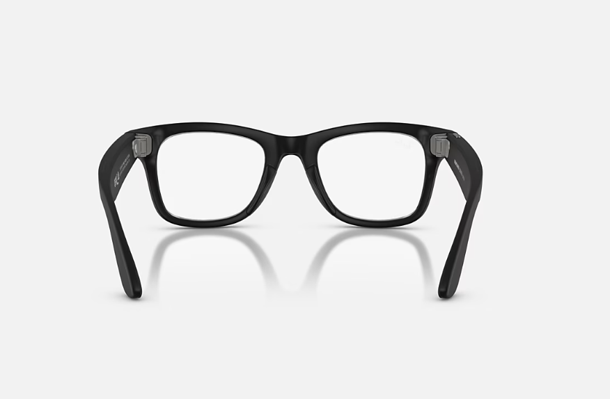 Rayban Meta Wayfarer Gen 2 High Bridge Fit Matte Black Clear