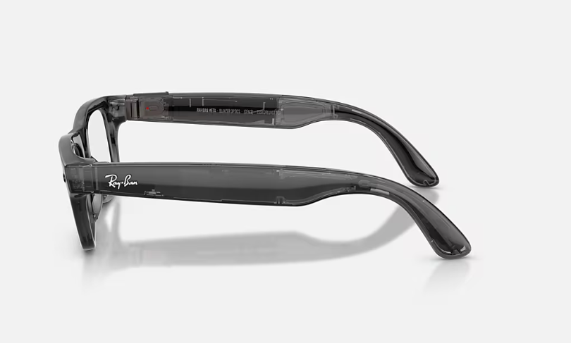 Rayban Meta Blayzer Optics Gen 2 Universal Fit Shiny Transparent Black
