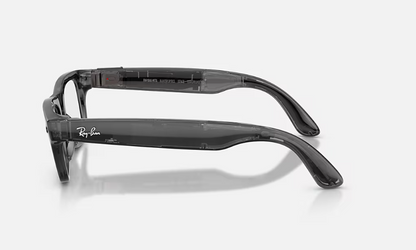 Rayban Meta Blayzer Optics Gen 2 Universal Fit Shiny Transparent Black