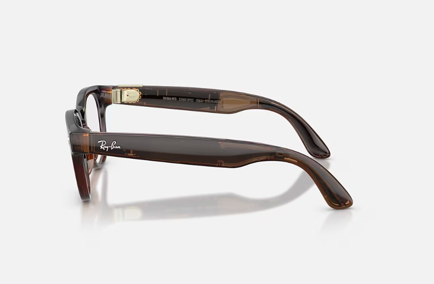 Rayban Meta Scriber Optics Gen 2 Universal Fit Shiny Transparent Umber