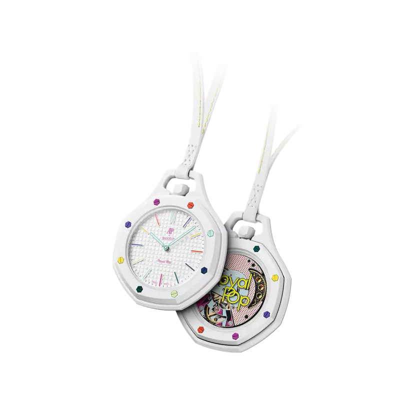 Swatch x Audemars Piguet Bioceramic Royal Pop Huit Blanc SSX03W100N