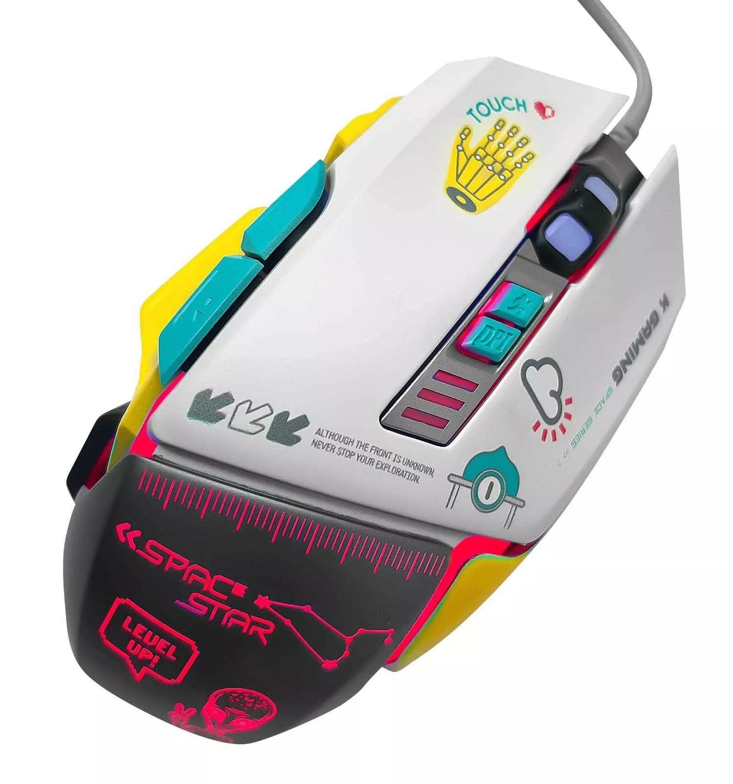 KGaming (M202) SPACE STAR RGB Wired Gaming Mouse