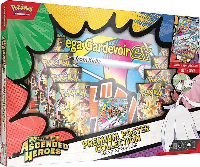 Pokemon Trading Card Game Ascended Heroes Premium Poster Collection
