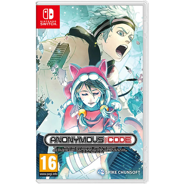 Anonymous Code Steelbook Launch Edition Nintendo Switch