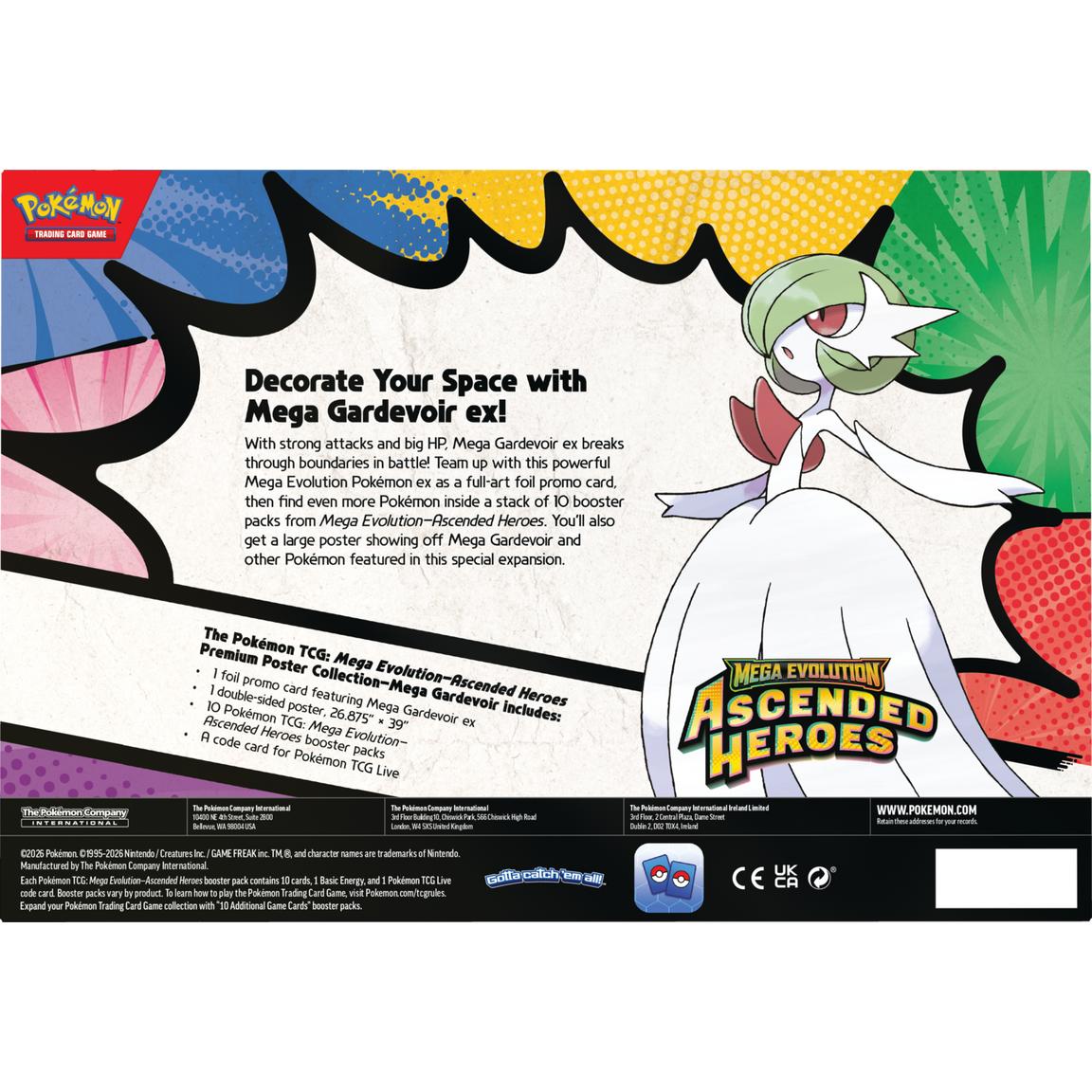 Pokemon Trading Card Game Ascended Heroes Premium Poster Collection
