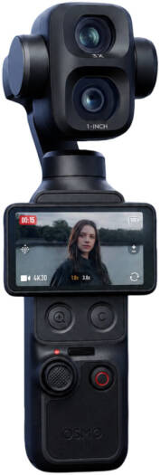 DJI Osmo Pocket 4P Standard Combo with Fill Light Handle, 1/4-Inch Thread, Carrying Pouch, USB 3.1 PD Cable & Essential Accessories, Black | Osmo Pocket 4P Standard Combo
