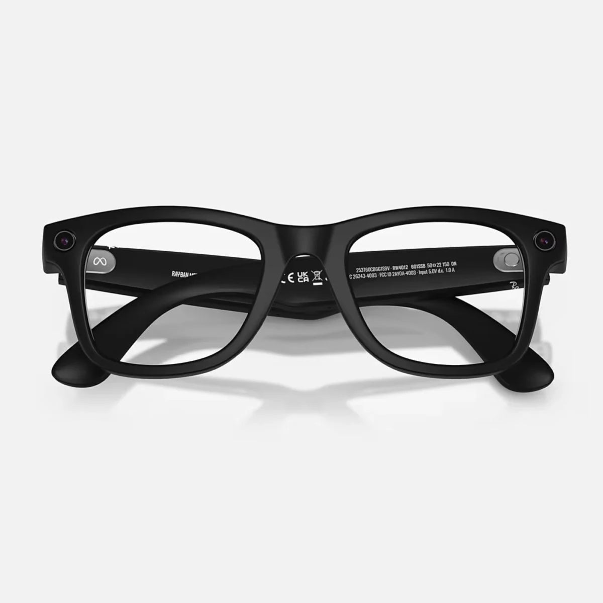 Ray-Ban Meta Wayfarer Gen 2 – Matte Black | Clear Lens