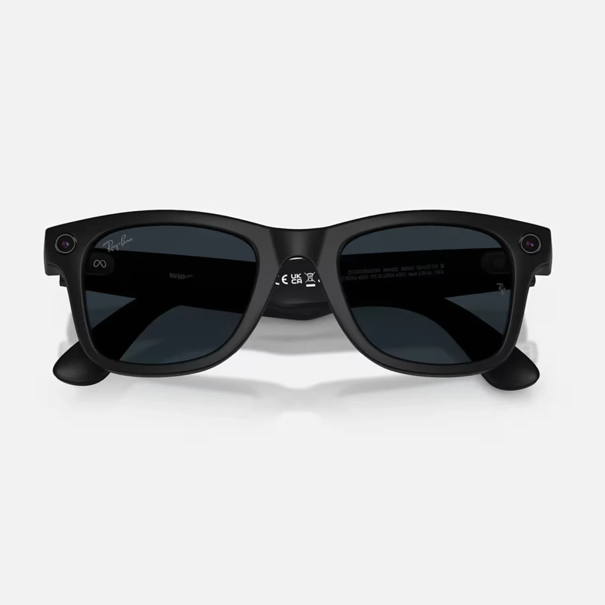 Ray-Ban Meta Wayfarer Gen 2 – Matte Black, Large Frame | Clear/Grey Transitions